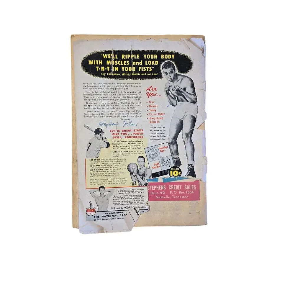Vintage DC Superman Comic No 124 1958